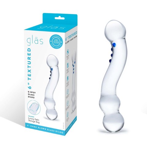 Zakrzywione dildo do punktu G Glas Curved G-Spot Glass Dildo