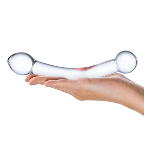 Zakrzywione szklane dildo do stymulacji punktu G Glas Curved G-Spot Stimulator Glass Dildo