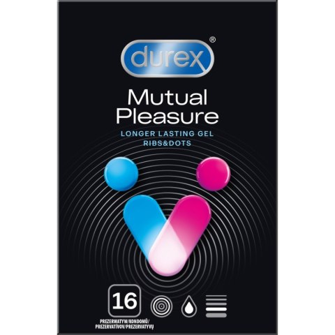 Prezerwatywy lateksowe ze środkiem opóźniającym wytrysk Durex Mutual Pleasure 16szt