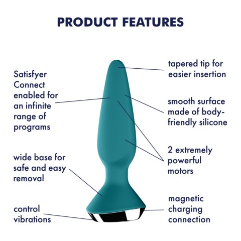 Satisfyer Plug-ilicious 1 Petrol