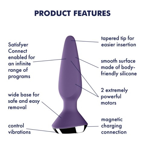 Satisfyer Plug-ilicious 1 Purple