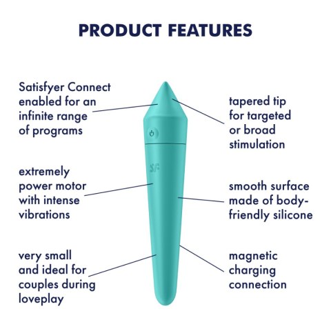 Satisfyer Ultra Power Bullet 8 Turquoise