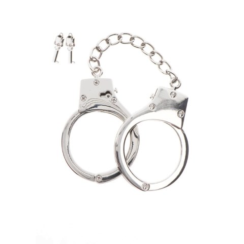 Taboom Silver Plated BDSM Handcuffs