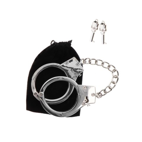 Taboom Silver Plated BDSM Handcuffs