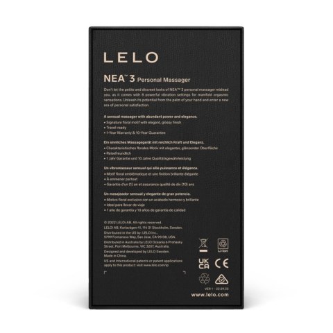 Lelo Nea 3 Pitch Black