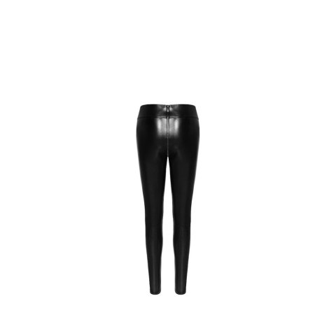 Noir Handmade F274 Snake wetlook leggings with zipper L