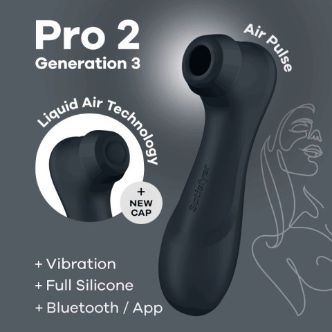 Satisfyer Pro 2 Generation 3 Connect App Black