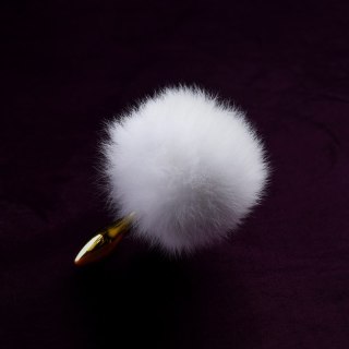 Upko Rabbit Fur Bunny Tail Small Butt Plug