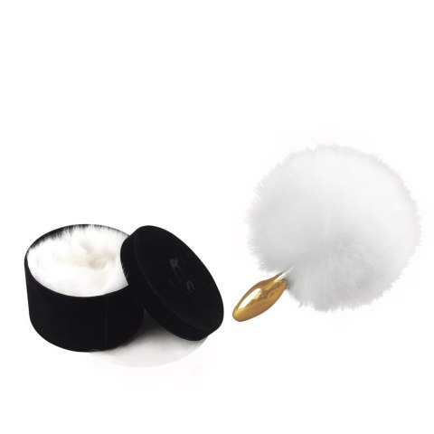 Upko Rabbit Fur Bunny Tail Small Butt Plug