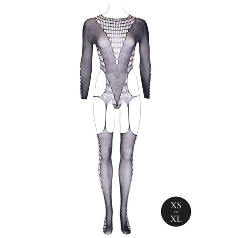 Le Désir Kalyke XXIII - Bodystocking with Turtleneck Black OS