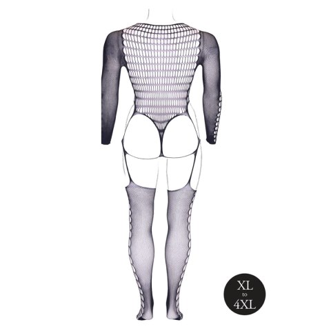 Le Désir Kalyke XXIII - Bodystocking with Turtleneck Black OSX