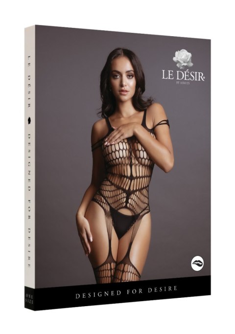 Le Désir Shredded Bodystocking Black OS