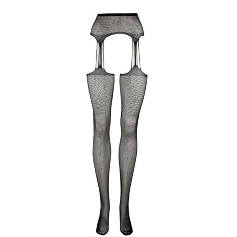 Le Désir Suspender Rhinestone Pantyhose Black OS