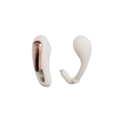 Qingnan No.6 Wireless Control Wearable Vibrator Beige