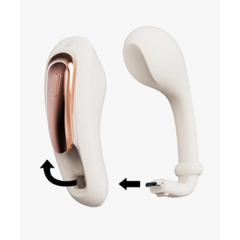 Qingnan No.6 Wireless Control Wearable Vibrator Beige