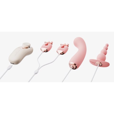 Qingnan No.6 Wireless Control Wearable Vibrator Beige