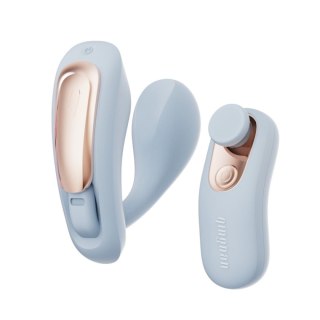 Qingnan No.6 Wireless Control Wearable Vibrator Blue