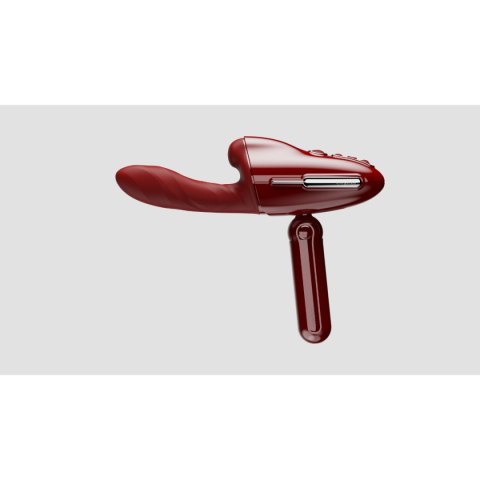 Qingnan No.9 Handheld Vibrating and Rotating Thruster Set Red