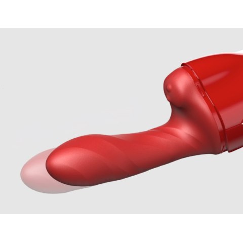 Qingnan No.9 Handheld Vibrating and Rotating Thruster Set Red