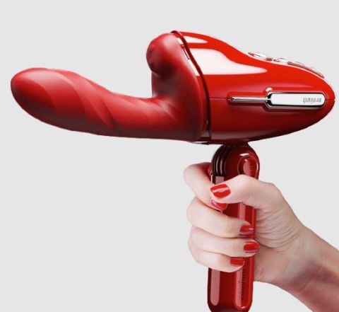 Qingnan No.9 Handheld Vibrating and Rotating Thruster Set Red