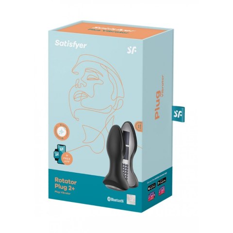 Satisfyer Rotator Plug 2+ black