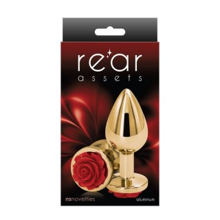 NS Novelties Rose Buttplug Medium Red