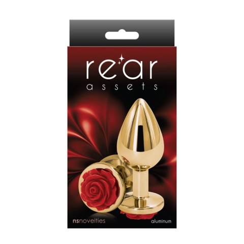 NS Novelties Rose Buttplug Medium Red