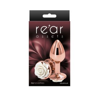 NS Novelties Rose Buttplug Small White