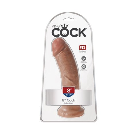 Dildo King Cock Pipedream 8 Tan