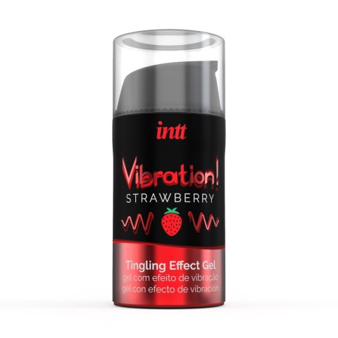 Żel VIBRATION STRAWBERRY 15 ml