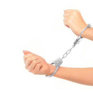 Kajdanki Pipedream Fetish Fantasy Series Official Handcuffs Silver