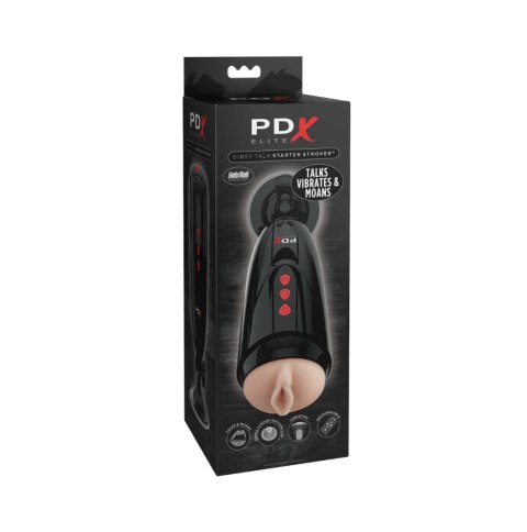 Masturbator Pipedream PDX Elite Dirty Talk Starter Stroker Light