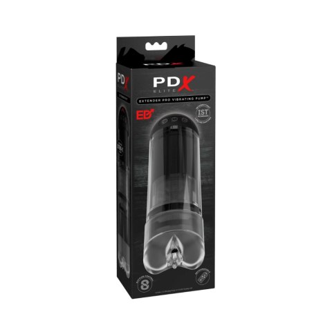 Masturbator Pipedream PDX Elite Extender Pro Vibrating Pump Clear