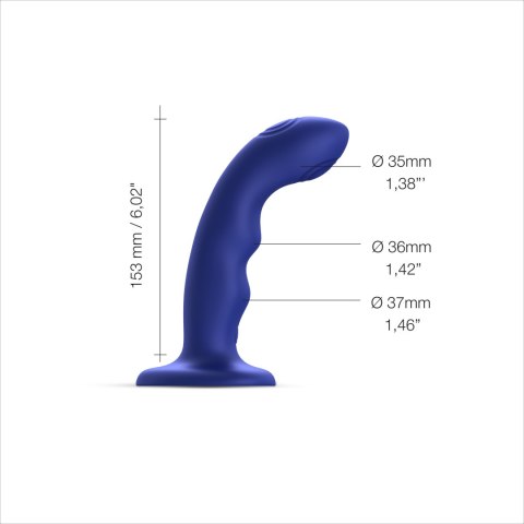 Strap-on-me Tapping Dildo Wave Night Blue