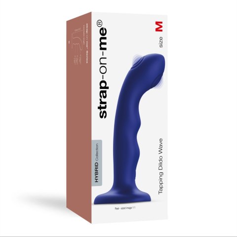 Strap-on-me Tapping Dildo Wave Night Blue