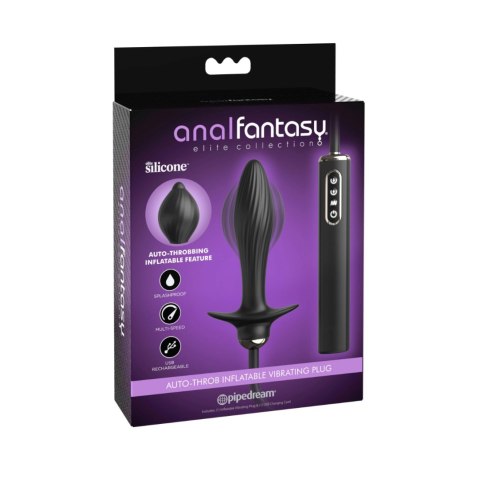 Wibrujący korek analny Pipedream Auto-Throb Inflatable Vibrating Plug