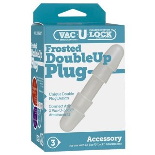 Doc Johnson Vac-U-Lock Frosted Double Up Plug