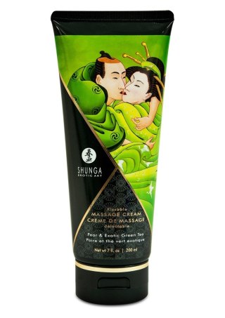 Shunga - Pear & Exotic Green Tea Kissable Massage Cream 200 ml