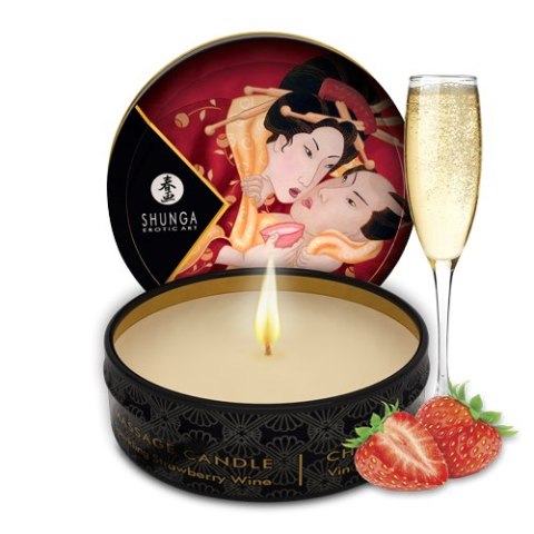 Shunga - Sparkling Strawberry Wine (zestaw)