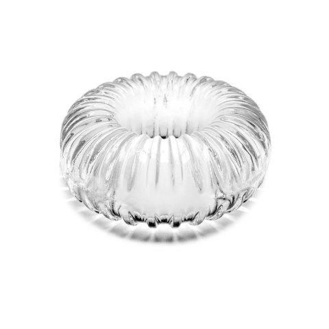 Perfect Fit Ribbed Ring Clear