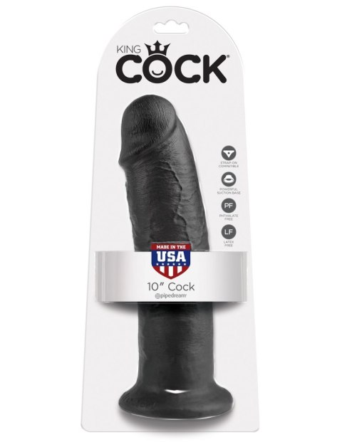 King Cock 10" Cock Black