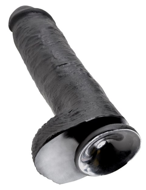 King Cock 11" Cock with Balls Black