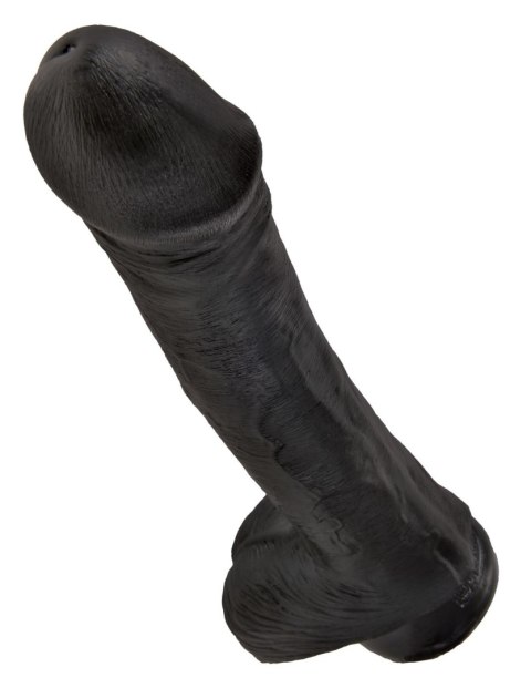 King Cock 13" Cock with Balls Black