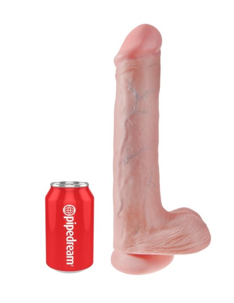 King Cock 13" Cock with Balls Flesh