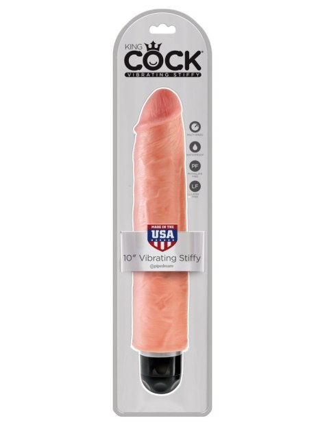 Kink Cock 10" Vibrating Stiffy Flesh