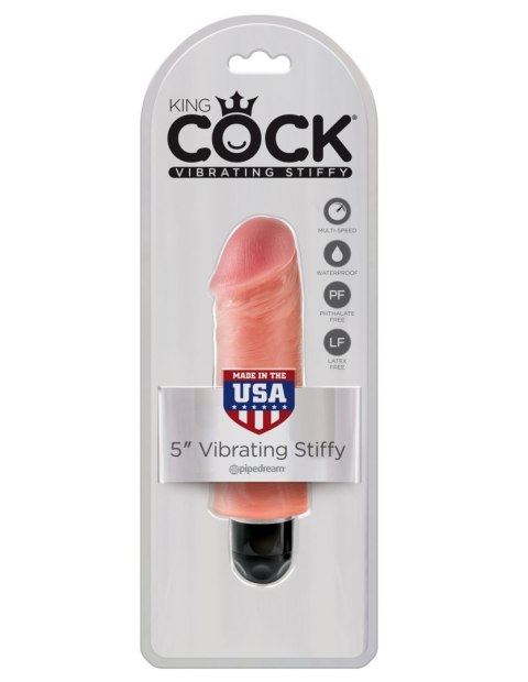 Kink Cock 5" Vibrating Stiffy Flesh