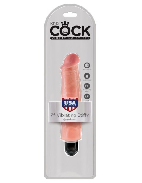 Kink Cock 7" Vibrating Stiffy Flesh