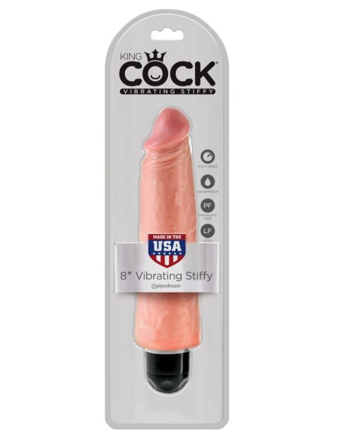 Kink Cock 8" Vibrating Stiffy Flesh