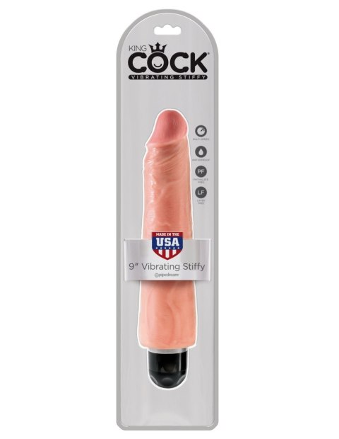 Kink Cock 9" Vibrating Stiffy Flesh