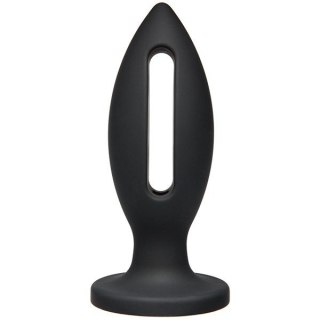 Kink Wet Works Lube Luge - Premium Silicone Plug 6" Black